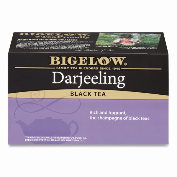 Bigelow Darjeeling Black Tea Bags, 0.08 Tea Bag, 28PK - RCB003491