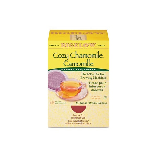 Bigelow Tea Co Bigelow, Cozy Chamomile Herbal Tea Pods, 1.90 Oz, 18PK - 10906