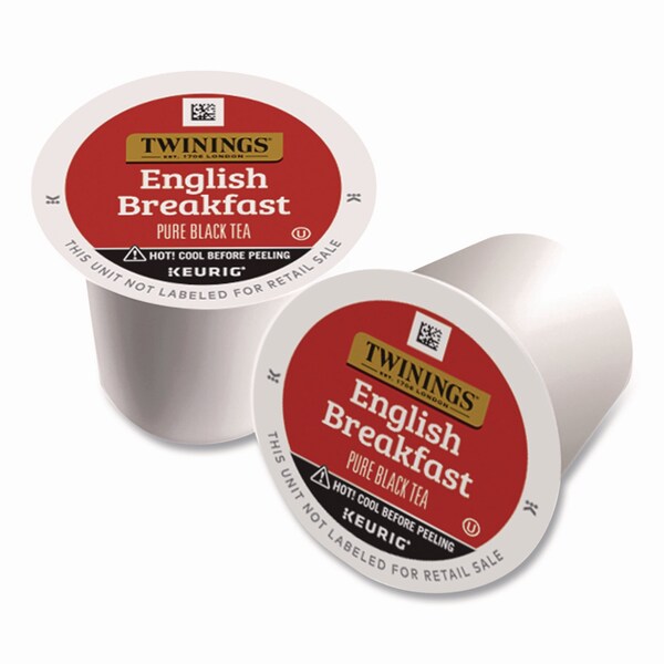 Twinings Tea K-Cups, English Breakfast. 0.11, 24PK - TNA85780