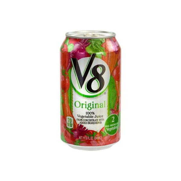 Green Rabbit Holdings V8 Original Vegetable Juice, 11.5 oz, 28 Count - 90000092