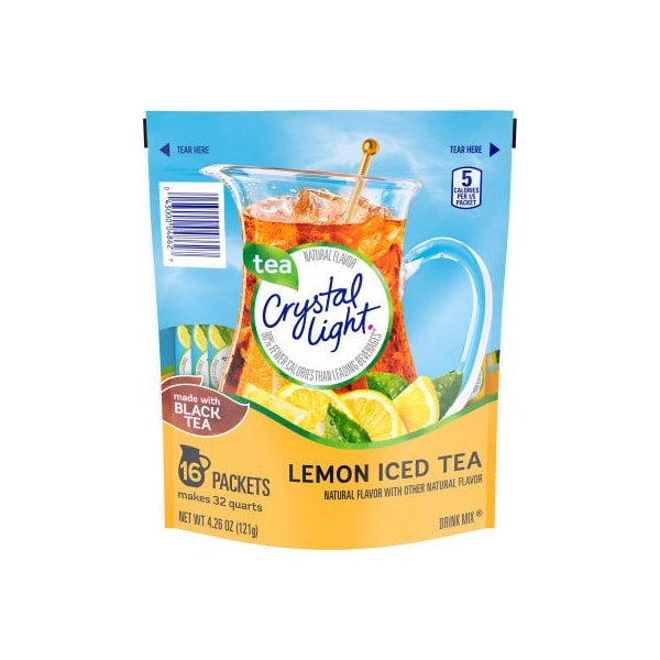 Green Rabbit Holdings Crystal Light Drink Mix Pitcher Packs Iced Tea, 16 Count - 22000553