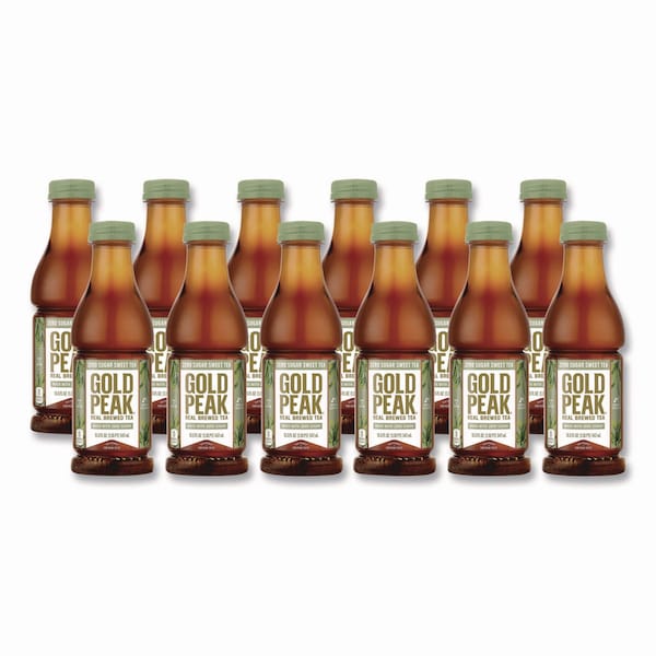 Gold Peak Zero Sugar Sweet Tea, 18.5 oz Bottle, 12PK - 135334