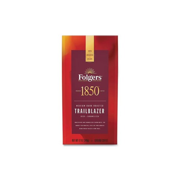 Smuckers 1850, COFFEE, TRAILBLAZER, DARK ROAST, GROUND, 12 OZ BAG - 60515EA