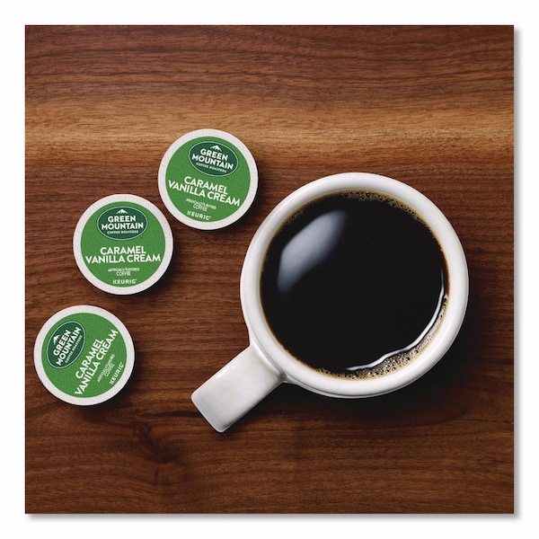 Green Mountain Coffee Caramel Vanilla Cream Coffee K-Cups, 0.33 oz, 48PK - 5000356568