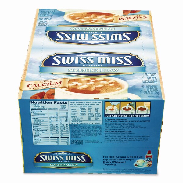 Swiss Miss Marshmallow Hot Cocoa Mix, 0.73 oz Packet, 50PK - GOV47492