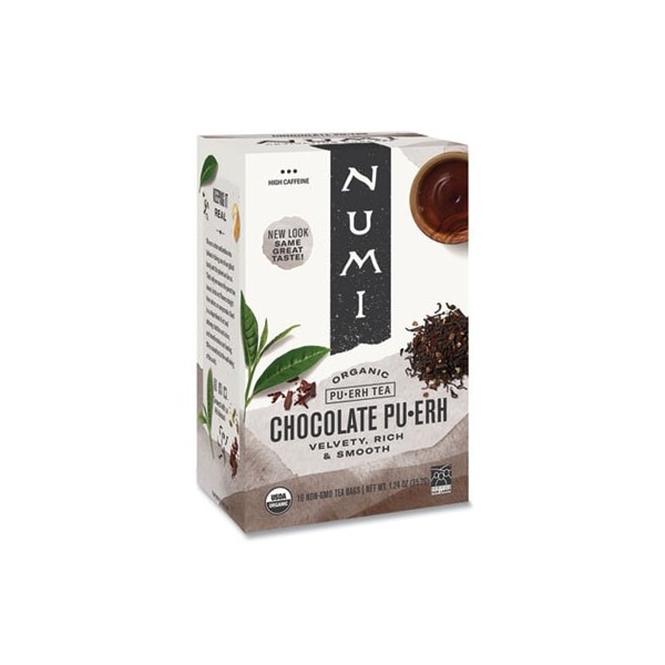 Numi Chocolate Puerh, Filterbag, Black Tea, 1.13 oz., 16 PK - 10360