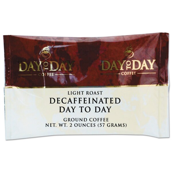 Day To Day Coffee Pure Coffee, Decaffeinated, 2 oz Pack, 42PK - PCO24001