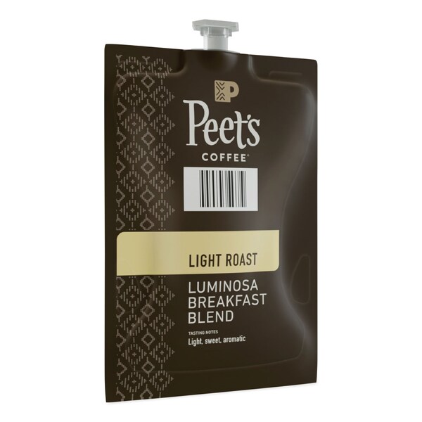 Peets Coffee & Tea FLAVIA Ground Coffee Freshpacks, Colombia Luminosa, 76PK - LPC00264