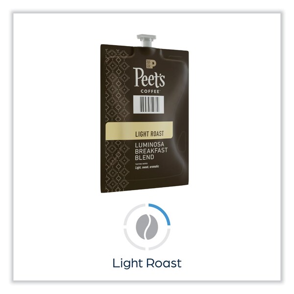 Peets Coffee & Tea FLAVIA Ground Coffee Freshpacks, Colombia Luminosa, 76PK - LPC00264