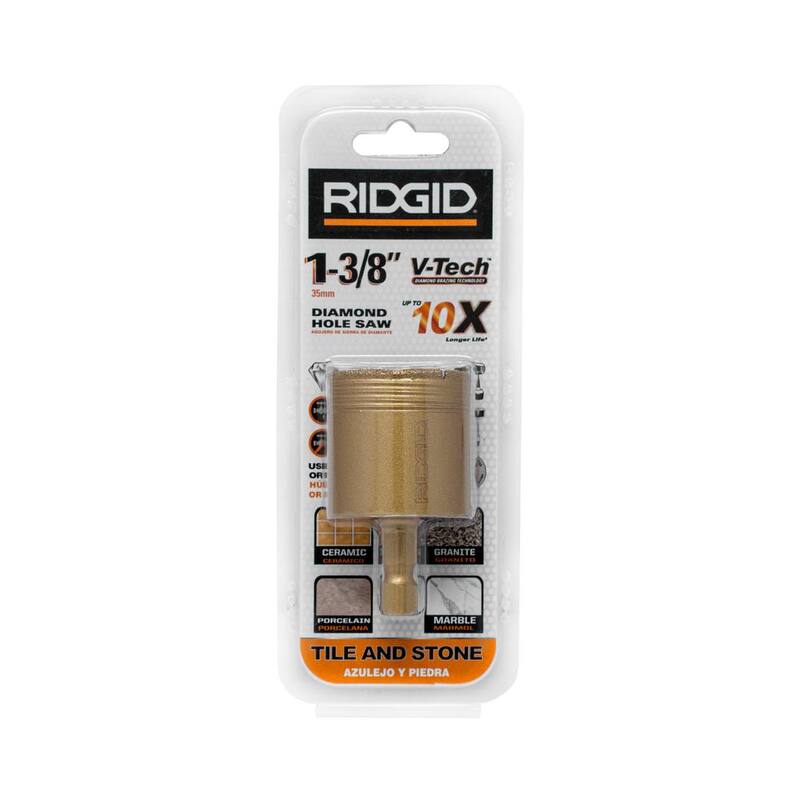 Broca de diamante de 1-3/8 pulgadas RIDGID - HD-VBHS138