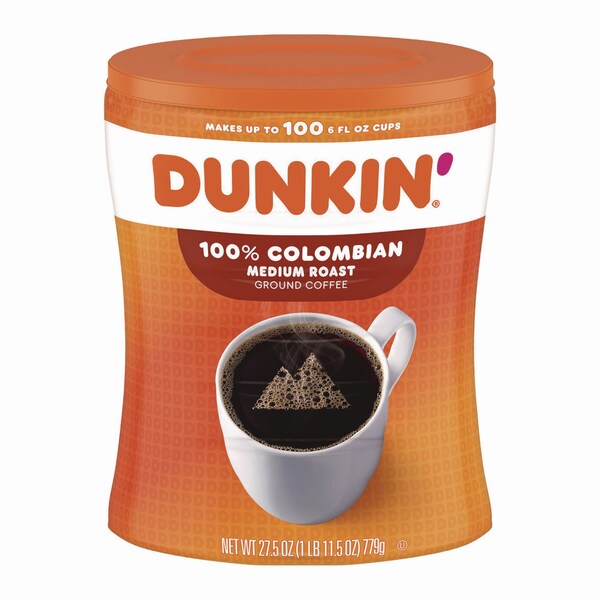 Dunkin Columbian Coffee, 27.05 oz Canister - 8133401292