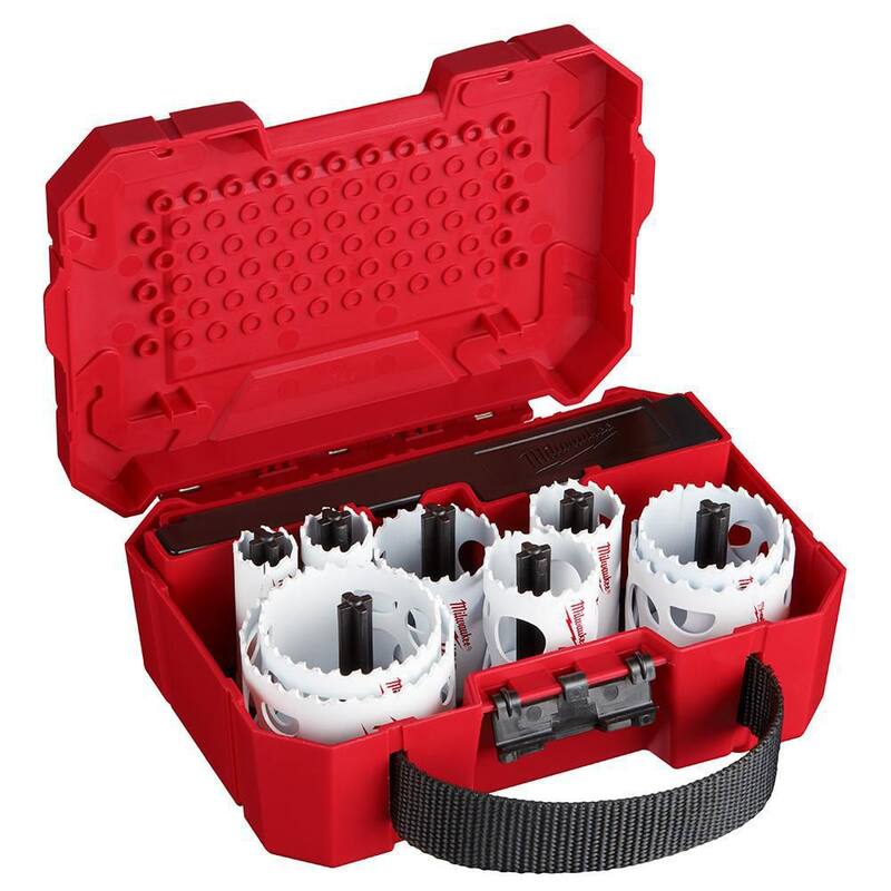 Juego de brocas de perforación general Bi-Metal Hole Saw de Milwaukee Hole Dozer (13 piezas) - 49-22-4025