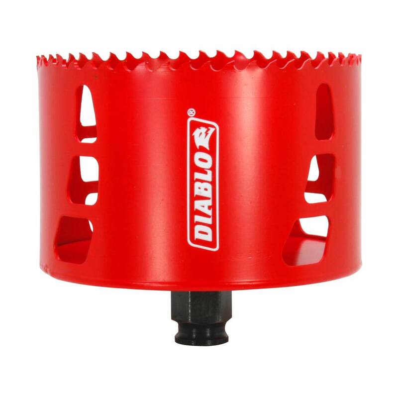 DIABLO 4 in. Sierra de perforación bimetálica con profundidad de corte de 2-3/8 in. - DHS4000B
