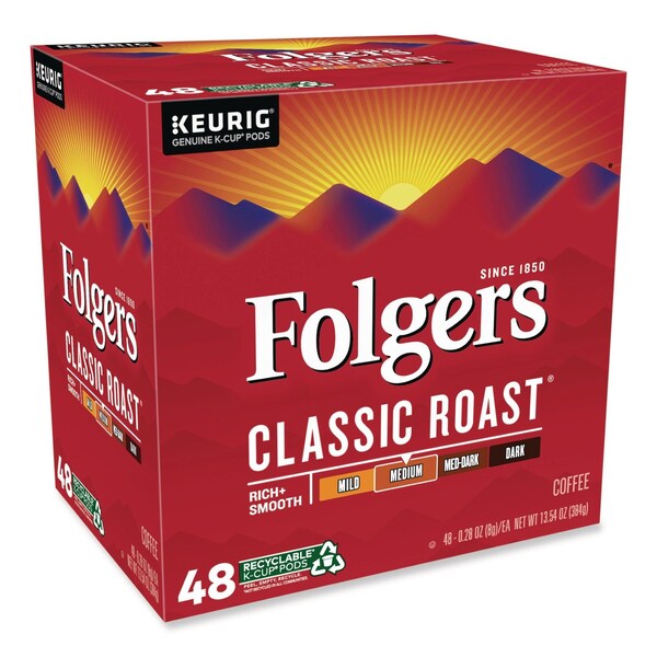 Folgers Gourmet Selections Classic Roast Coffee K-Cups, 48PK - 5000368731