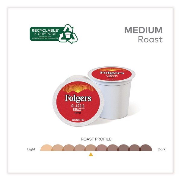 Folgers Gourmet Selections Classic Roast Coffee K-Cups, 48PK - 5000368731