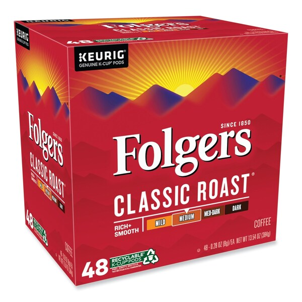 Folgers Gourmet Selections Classic Roast Coffee K-Cups, 48PK - 5000368731
