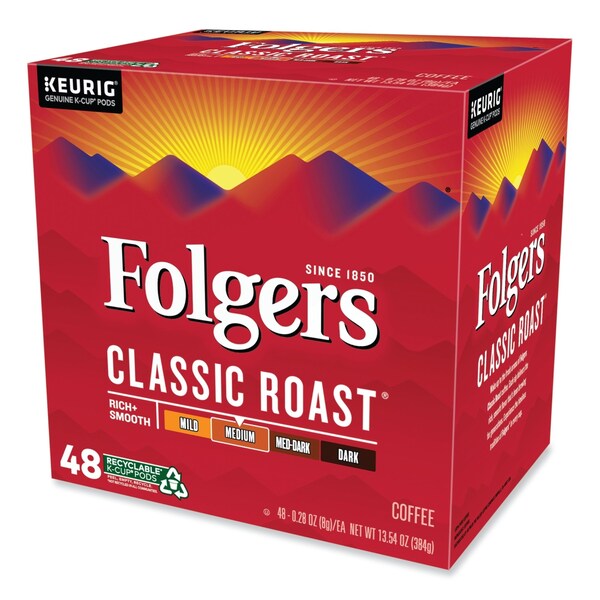 Folgers Gourmet Selections Classic Roast Coffee K-Cups, 48PK - 5000368731