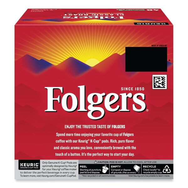 Folgers Gourmet Selections Classic Roast Coffee K-Cups, 48PK - 5000368731