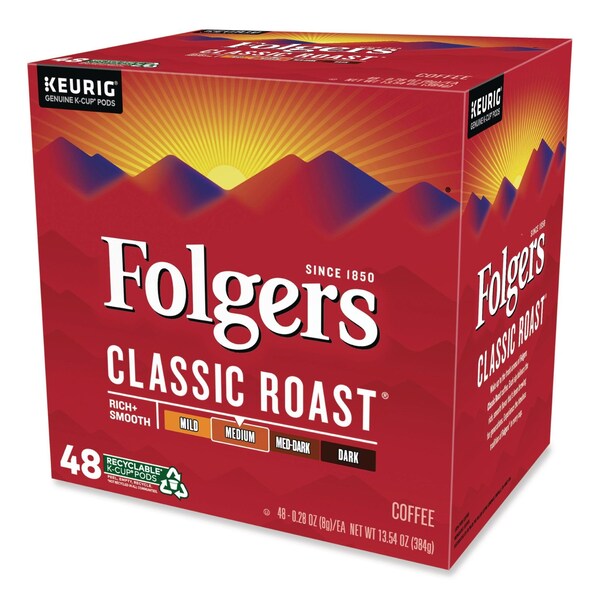 Folgers Gourmet Selections Classic Roast Coffee K-Cups, 48PK - 5000368731
