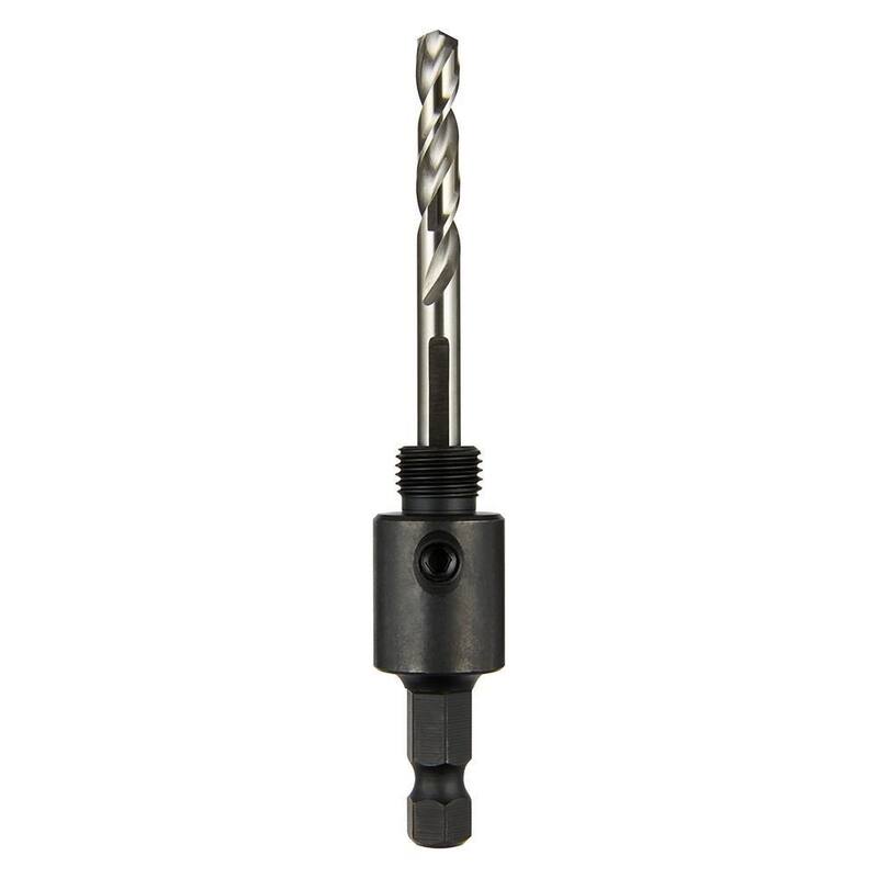 Vástago para sierra perforadora de agujeros pequeños de 3/8 pulgadas de Milwaukee con broca piloto - 49-56-7010