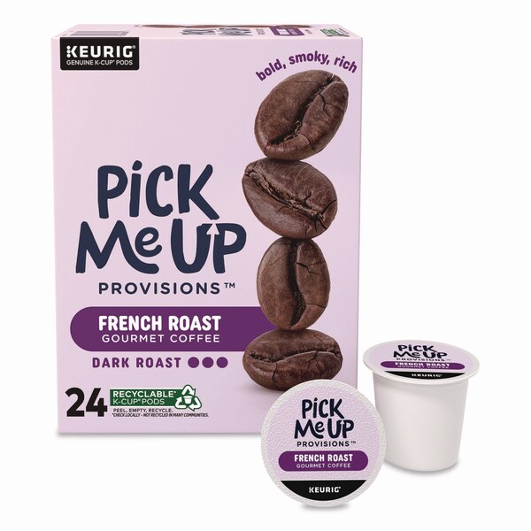 Pick Me Up Provisions French Roast Coffee K-Cups, 24PK - 5000381026