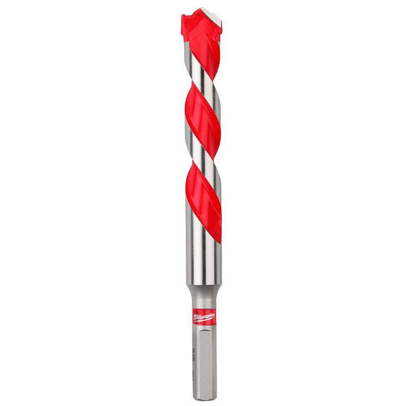 Broca de martillo de carburo de Milwaukee de 5/8 pulg. x 4 pulg. x 6 pulg. - 48-20-9040