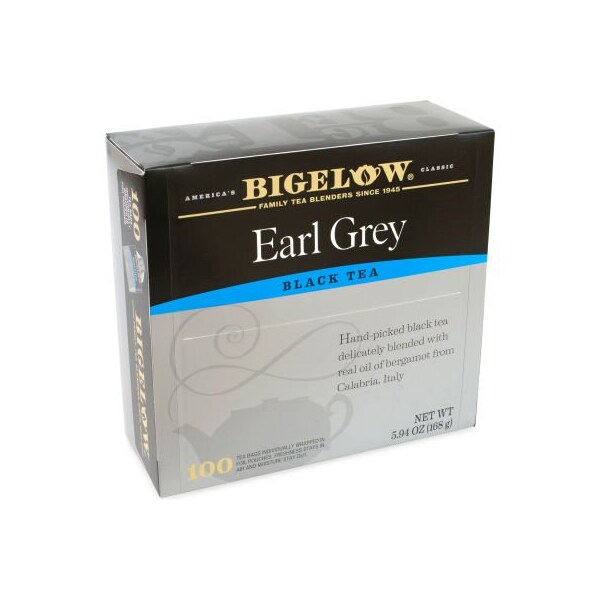 Green Rabbit Holdings Bigelow Earl Grey Black Tea Bags, 100 Count - 22000562