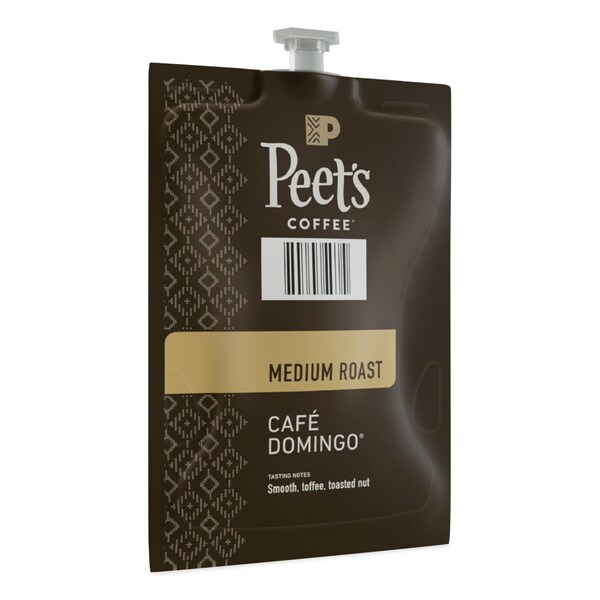 Peets Coffee & Tea FLAVIA Ground Coffee Freshpacks, Cafe Domingo Blend, 76PK - LPC00262