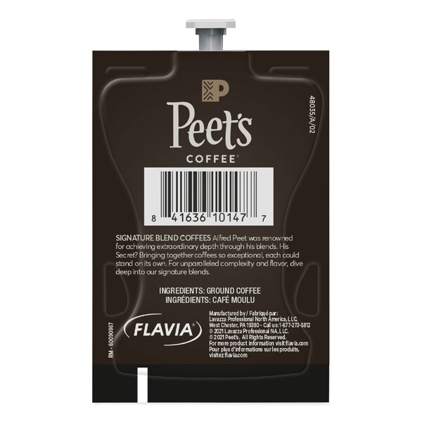 Peets Coffee & Tea FLAVIA Ground Coffee Freshpacks, Cafe Domingo Blend, 76PK - LPC00262