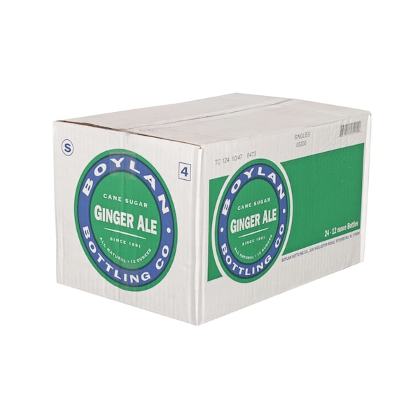 Boylan Bottling Boylan Bottling Loose Ginger Ale Soda 12 fl. oz. Bottle, PK24 - 00760712052000