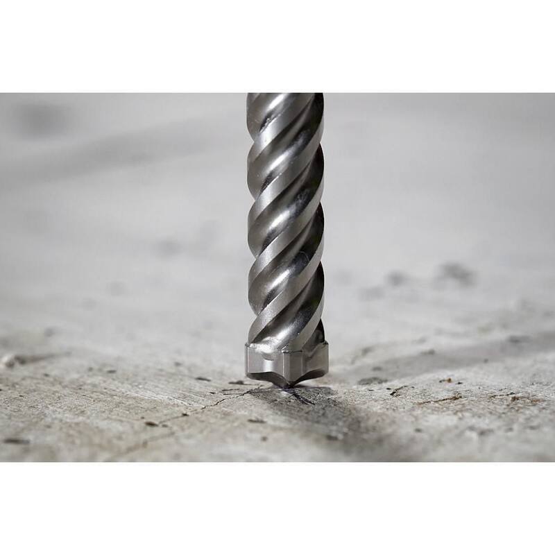 Broca de carburo de 4 cortes SDS-MAX de 5/8 pulgadas x 13 pulgadas de Milwaukee - 48-20-8416