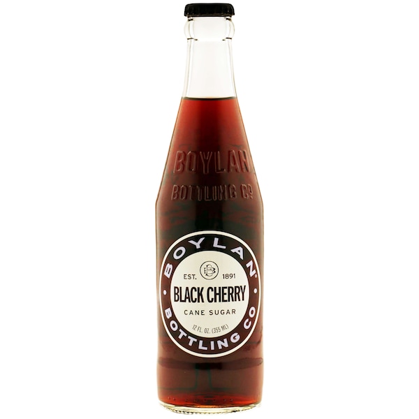 Boylan Bottling Boylan Bottling Black Cherry Soda 12 fl. oz. Bottle, PK24 - 00760712041004
