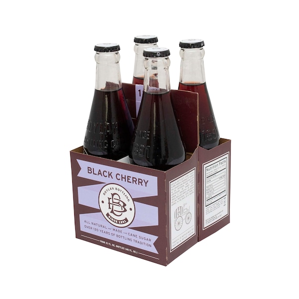 Boylan Bottling Boylan Bottling Black Cherry Soda 12 fl. oz. Bottle, PK24 - 00760712041004