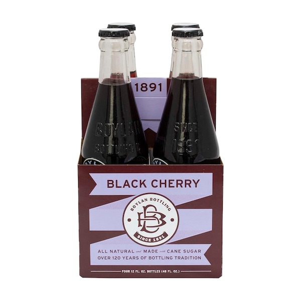 Boylan Bottling Boylan Bottling Black Cherry Soda 12 fl. oz. Bottle, PK24 - 00760712041004
