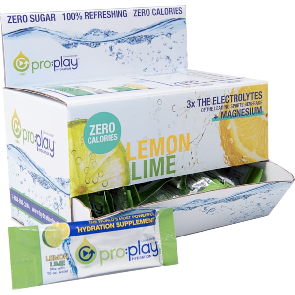 Hydration Health Products Pro:play Hydration Powder, Lemon Lime, PK100 - 31131