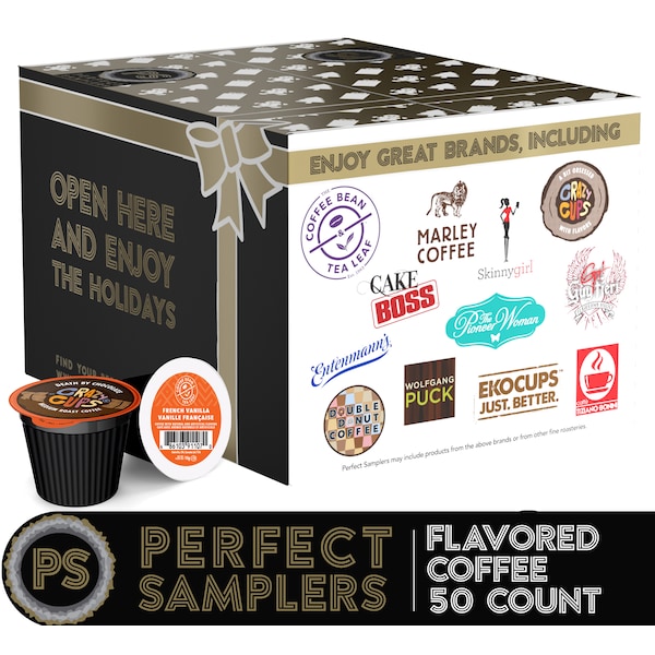 Perfect Sampler Perfect Samplers Flavored Coffee Variety Pack Standard-50 Ct - WM-PS-FLAVOR-50