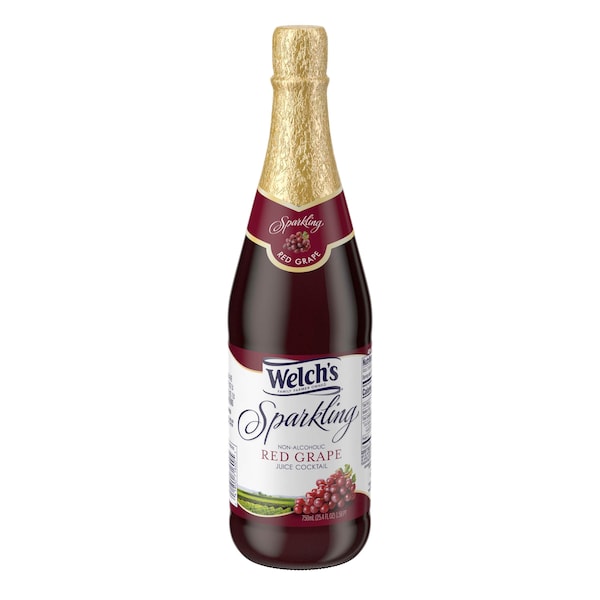 Welchs Welch's Sparkling Red Grape Juice 25.4 fl. oz. Bottle, PK12 - WPD71650