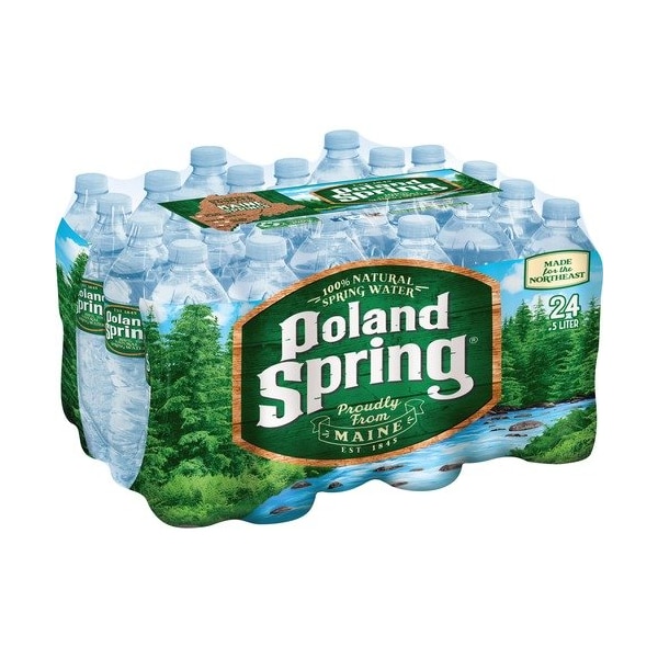 Nestle Waters WATER, POLANDSPRING, 0.5L, DEP, 24PK - NLE075720004096