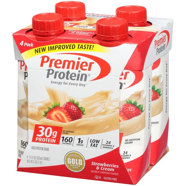 Premier Protein Premier Protein Protein Shake Strawberries & Creme 11 fl. oz., PK12 - P2A010304IS0301