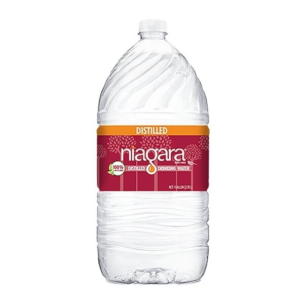 Niagara NDW1GP6DS Distilled Water, 1 gal Bottle, 6/PK - NIA1GAL6PKDIST