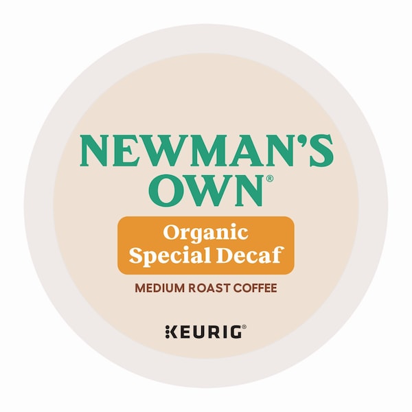 Newmans Own Organics Special Decaf K-Cups, PK96 - 4051