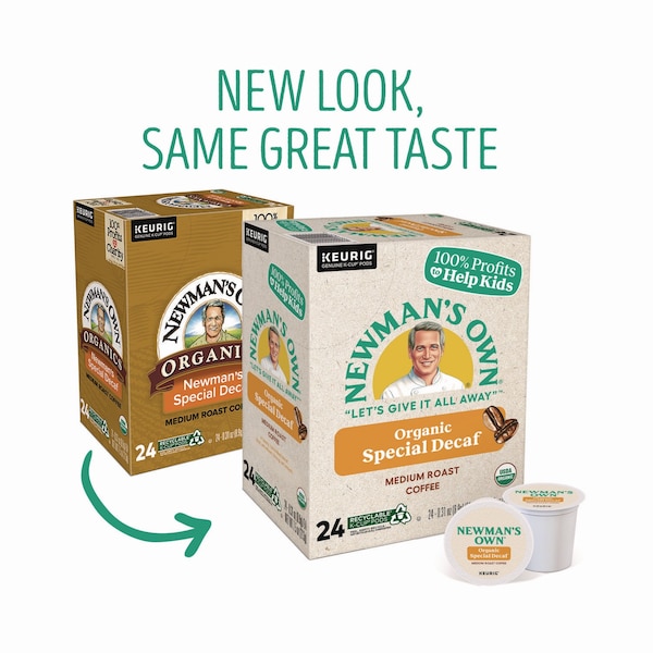 Newmans Own Organics Special Decaf K-Cups, PK96 - 4051