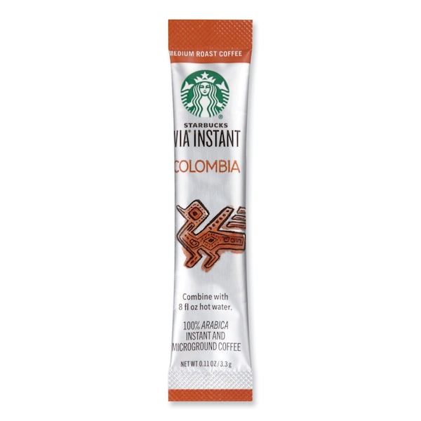 Starbucks VIA Ready Brew Coffee, Colombia, 1.4 oz Packet, 96PK - 12407839