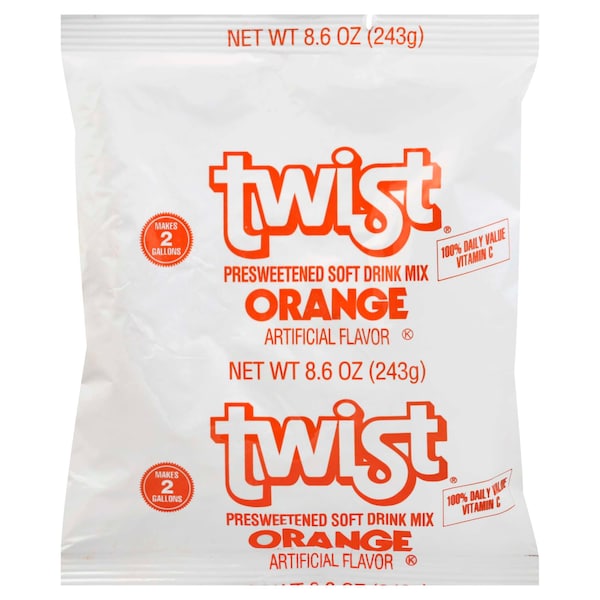 Twist Drink Twist Orange Mix 8.6 oz., PK12 - 10043000854744