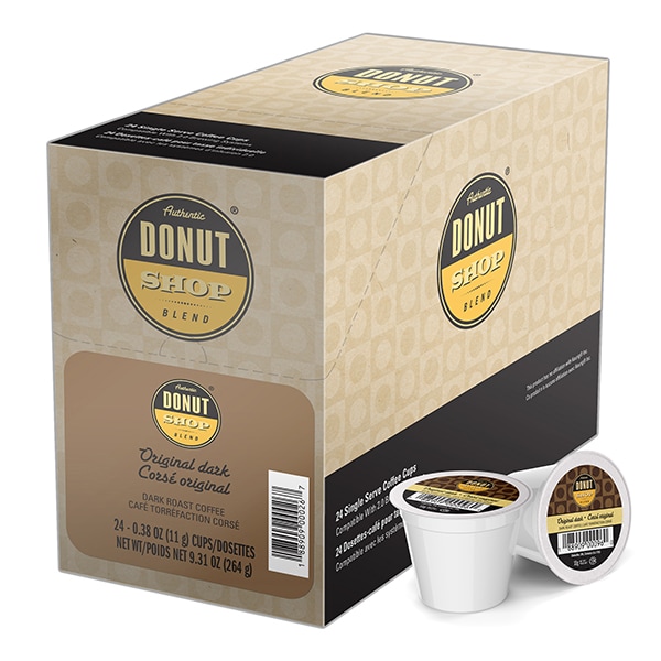 Authentic Donut Shop Blend Original Dark, Single Serve Cup, PK96 PK - SNDO2105
