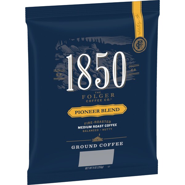 Folgers Folgers 1850 9 oz. Ground Pioneer Blend, PK12 - 2550021518