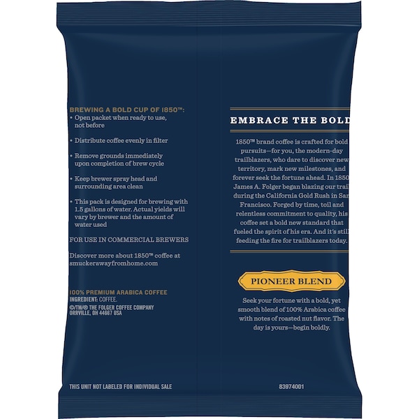 Folgers Folgers 1850 9 oz. Ground Pioneer Blend, PK12 - 2550021518