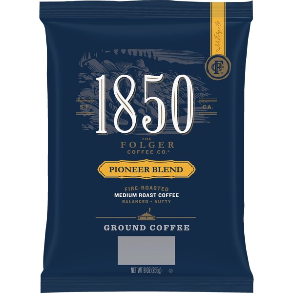 Folgers Folgers 1850 9 oz. Ground Pioneer Blend, PK12 - 2550021518