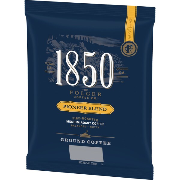 Folgers Folgers 1850 9 oz. Ground Pioneer Blend, PK12 - 2550021518