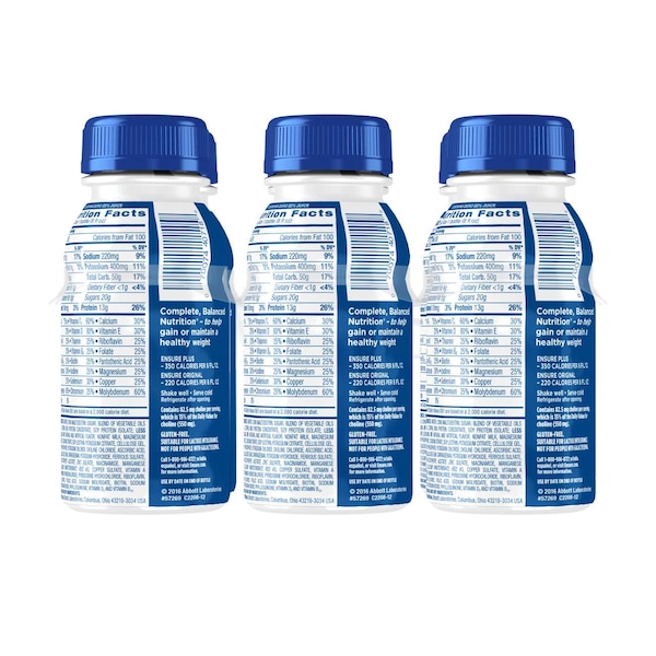 Ensure Ensure Plus Strawberry 8 fl. oz. Bottles, PK24 - 57269